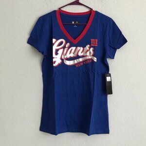NFL Team Ladies' Audible Gold Foil Tee - Giants (Sz L) a383441